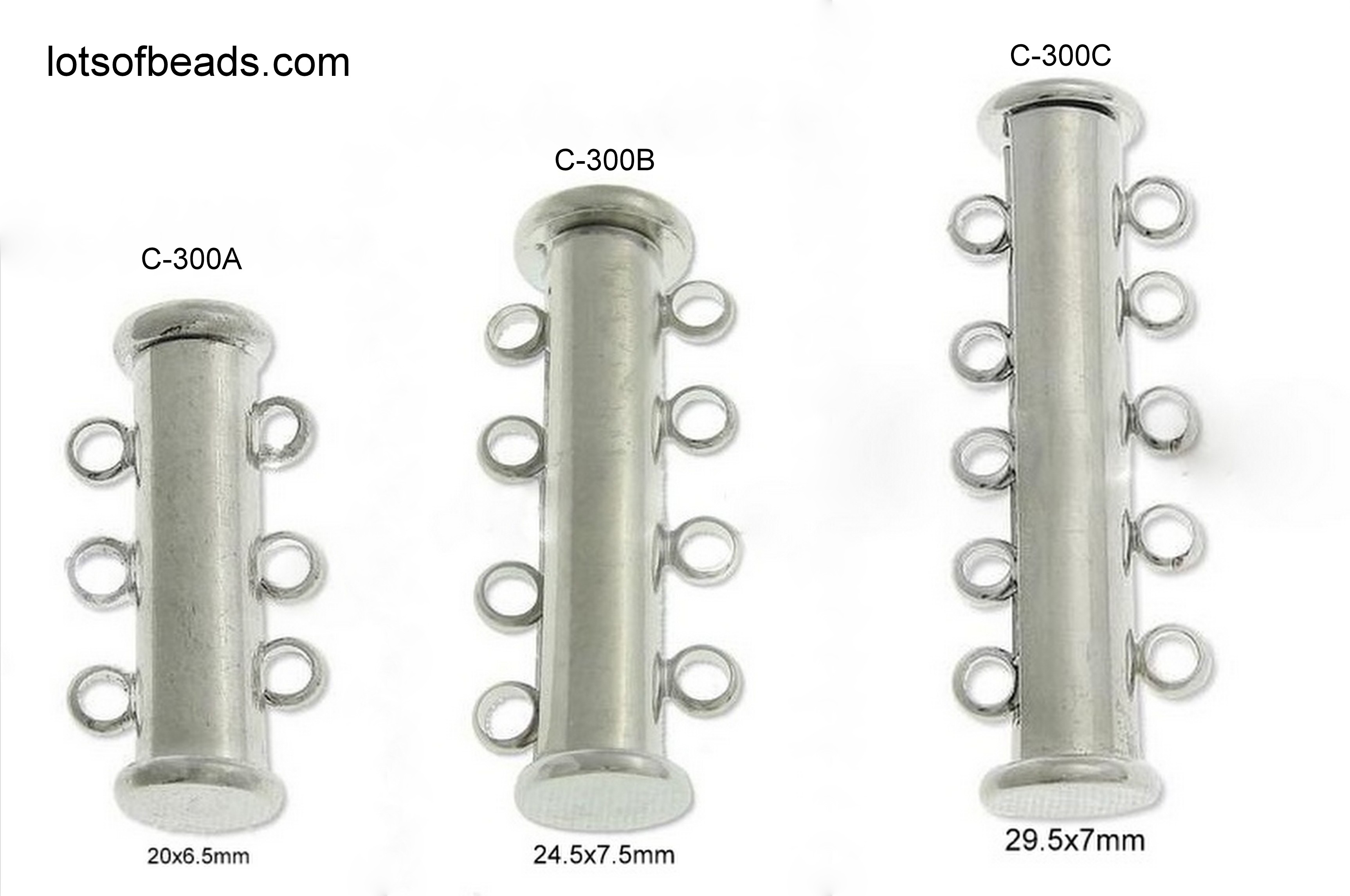 Multi-strand Magnetic Slide Clasp